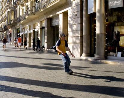 Imagen de archivo del paseo de Gracia