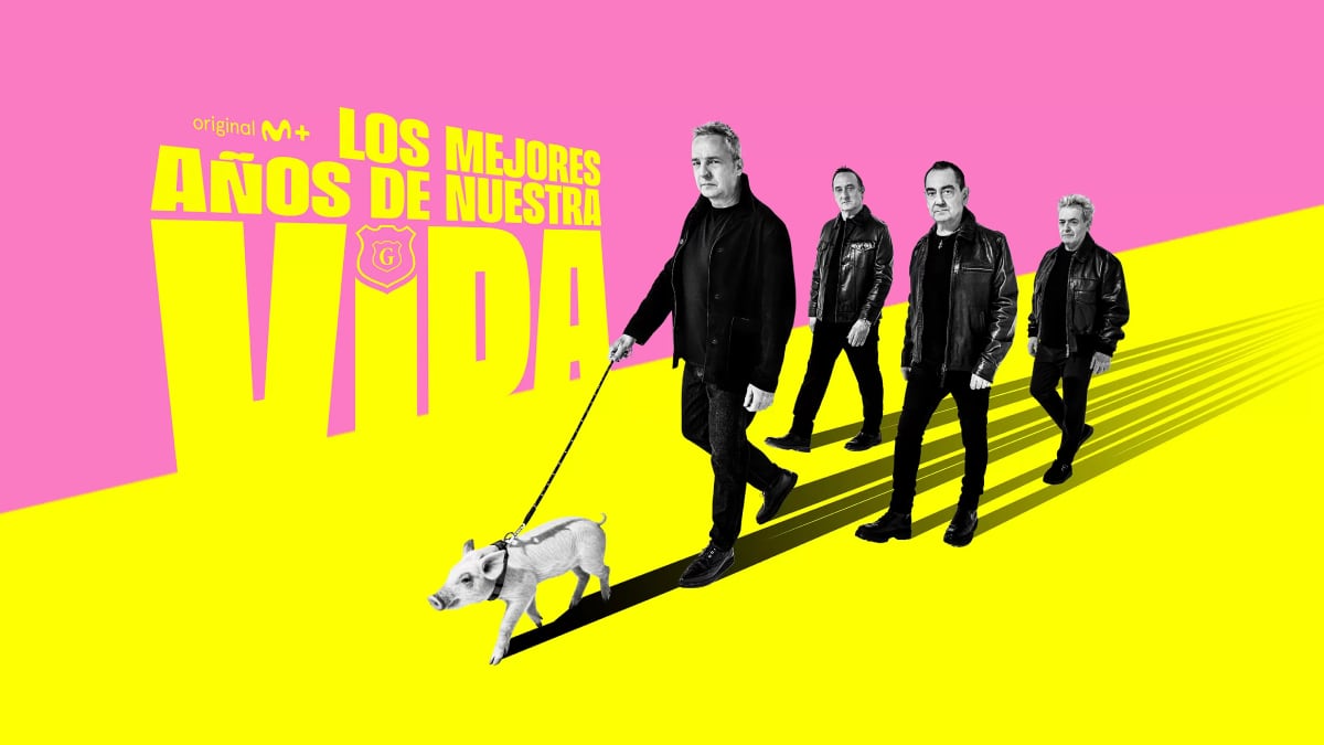 Cartel promocional del documental musical 'Los mejores años de nuestra vida', emitida en Movistar Plus+.