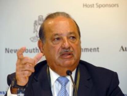 Carlos Slim, principal accionista de Am&eacute;rica Movil