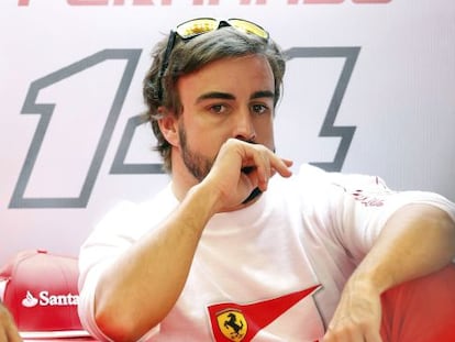 Fernando Alonso, en el circuito de Sochi.