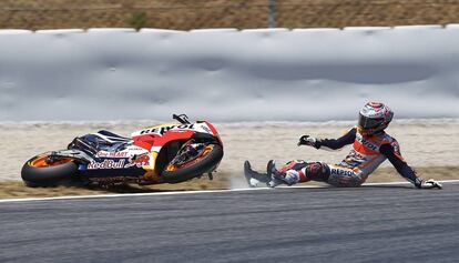 M&aacute;rquez, en el &uacute;ltimo gran premio de Catalunya. 