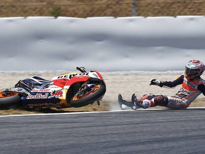 M&aacute;rquez, en el &uacute;ltimo gran premio de Catalunya. 