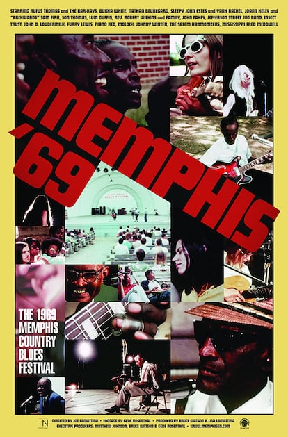 Carátula del DVD 'Memphis ’69: the 1969 Memphis Country Blues Festival'.