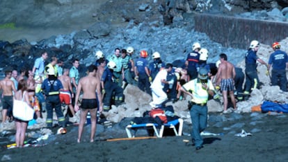 Imágenes del operativo de rescate (Foto: TenerifeMagazine.com)