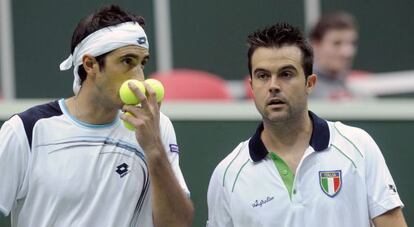 Potito Starace y Daniele Bracciali.