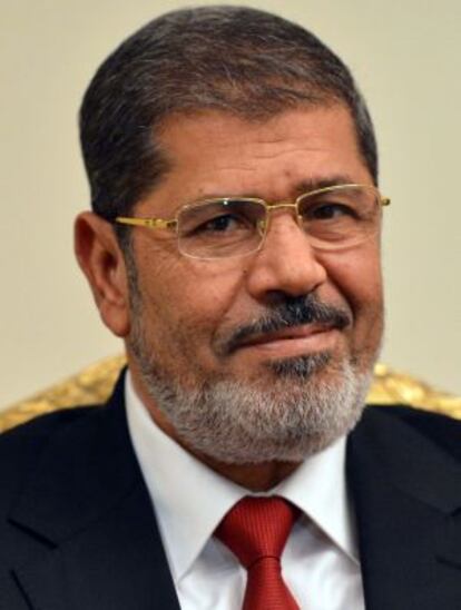 El presidente egipcio, Mohamed Morsi, el pasado 2 de julio. DESOUKI