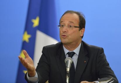 El presidente franc&eacute;s Fran&ccedil;ois Hollande.