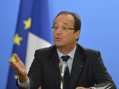 El presidente franc&eacute;s Fran&ccedil;ois Hollande.