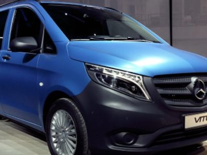 Mercedes presenta en Berlín su nueva furgoneta Vito fabricada en Vitoria