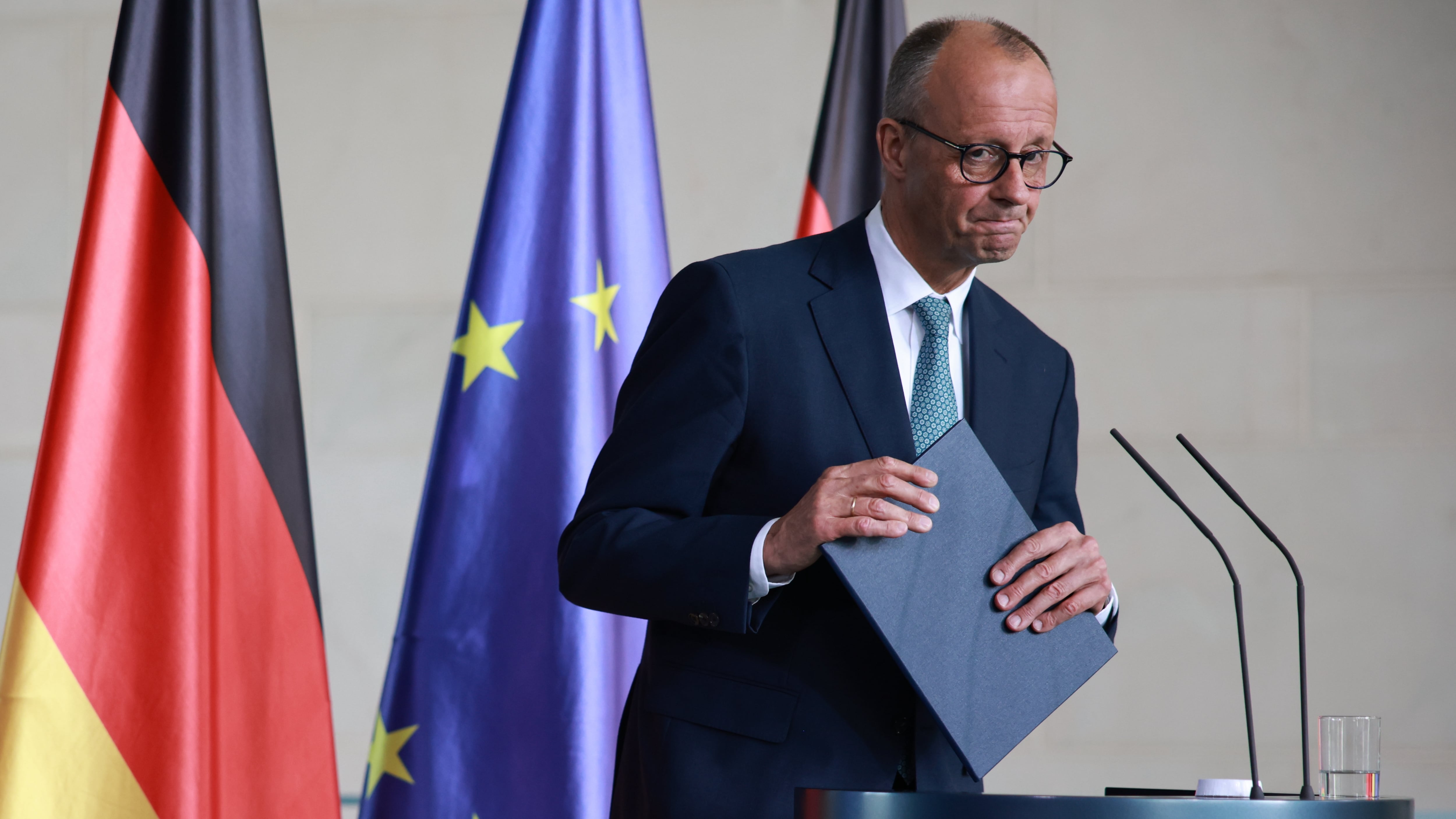 El canciller alemán, Friedrich Merz.