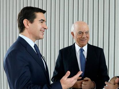 Carlos Torres, Francisco González y Onr Genç, en una imagen de archivo. 