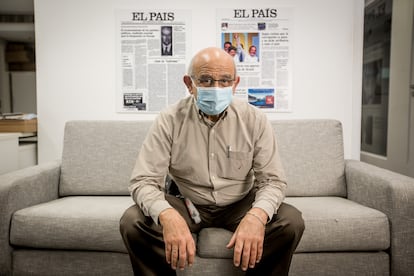 Germán Efromovich na redação do EL PAÍS, em São Paulo.