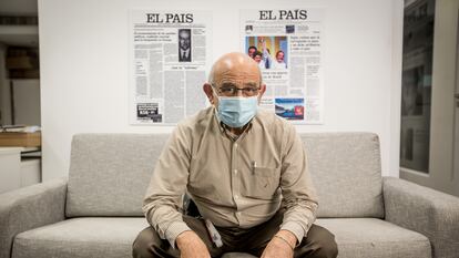 Germán Efromovich na redação do EL PAÍS, em São Paulo.