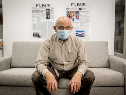 Germán Efromovich na redação do EL PAÍS, em São Paulo.