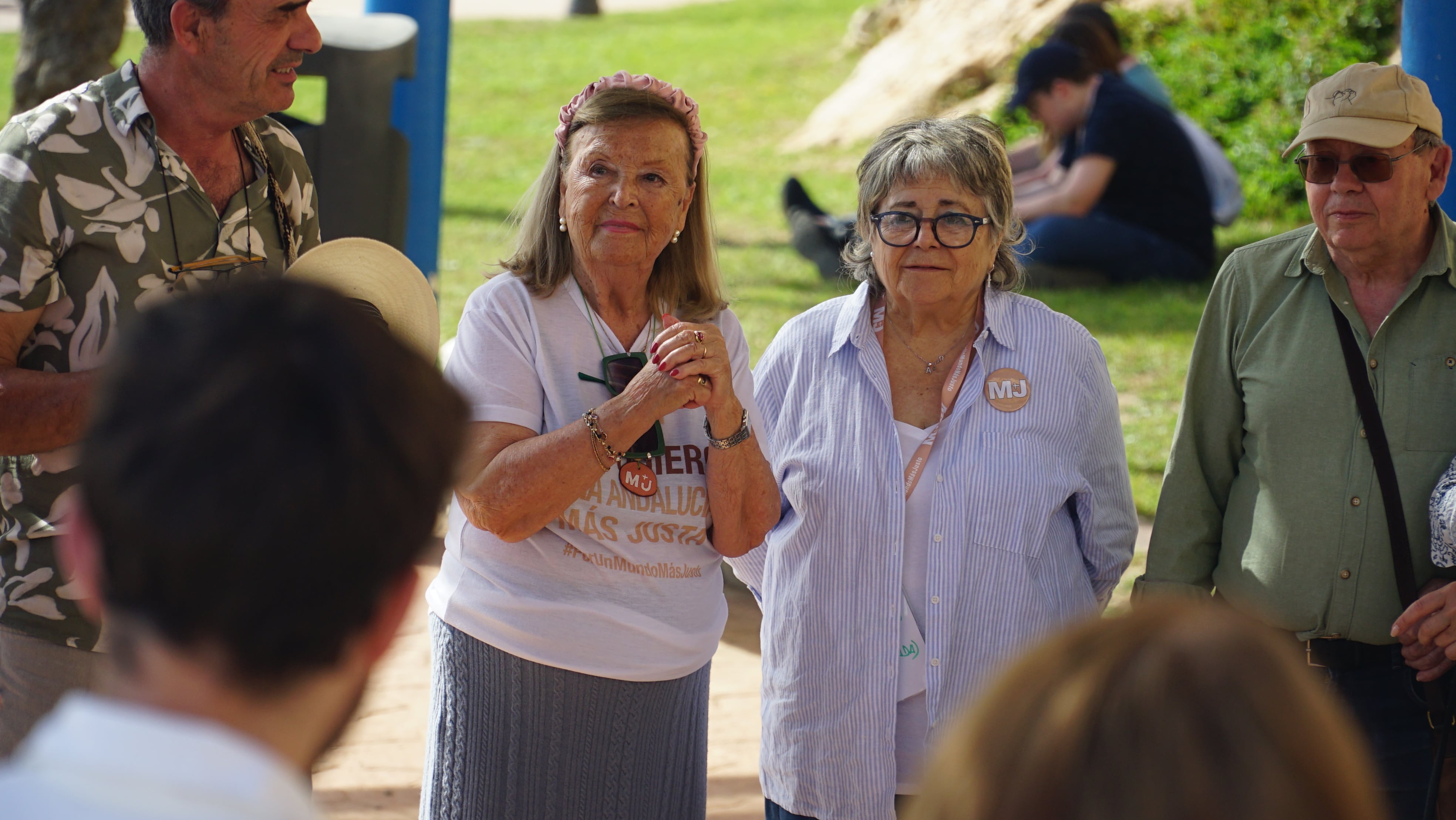María Luz Gómez, en un encuentro del partido.