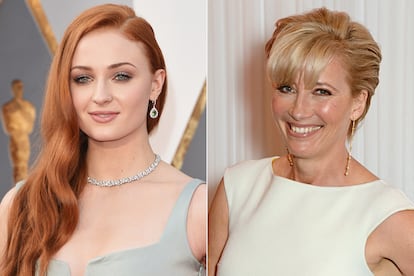 Sophie Turner y Emma Thompson han protestado contra la importancia de las redes en las audiciones.