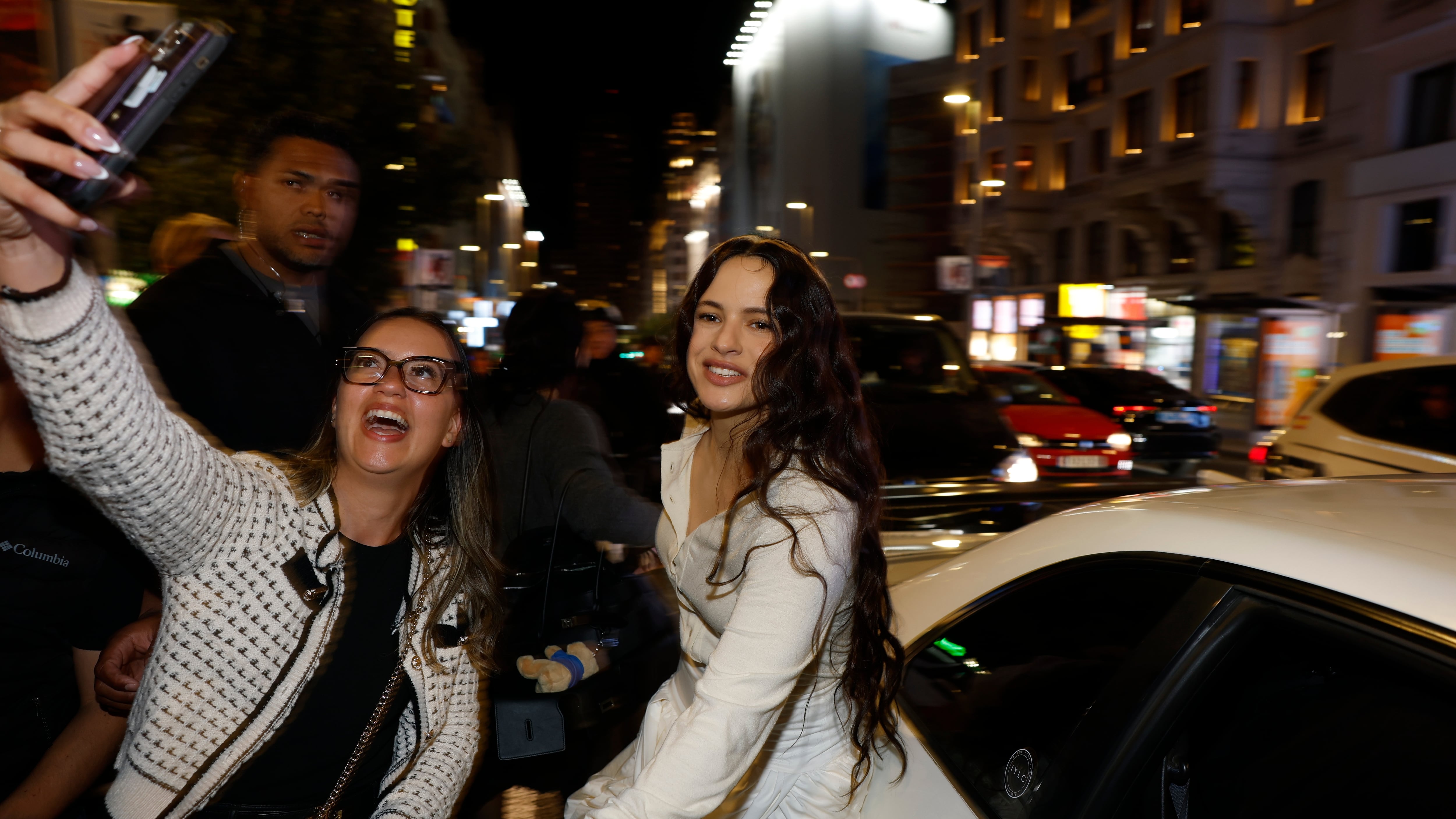 Rosalía a su llegada a Callao.