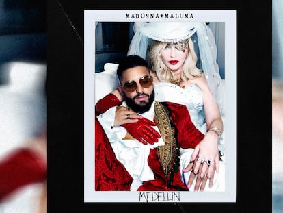 Madonna y Maluma darán a conocer su colaboración el miércoles 17, según han anunciado en redes sociales.