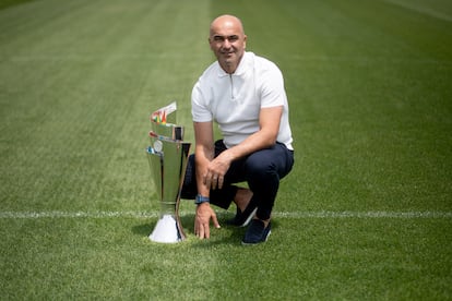 El seleccionador de Portugal, Roberto Martínez, fotografiado el miércoles en la ciudad del fútbol en Oeiras.