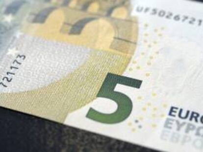 Un billete de cinco euros. EFE/Archivo