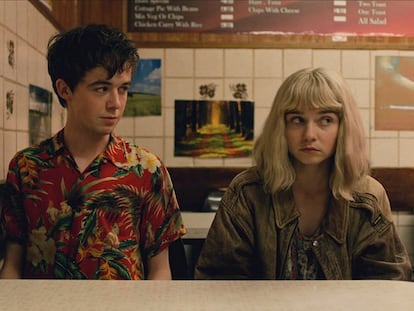 Los dos protagonistas de 'The End of the F***ing World'.