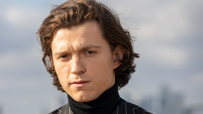 El actor Tom Holland durante la presentación de la película ‘Uncharted’, el 11 de febrero de 2022 en París.