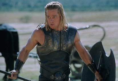 Brad Pitt en 'Troya'.