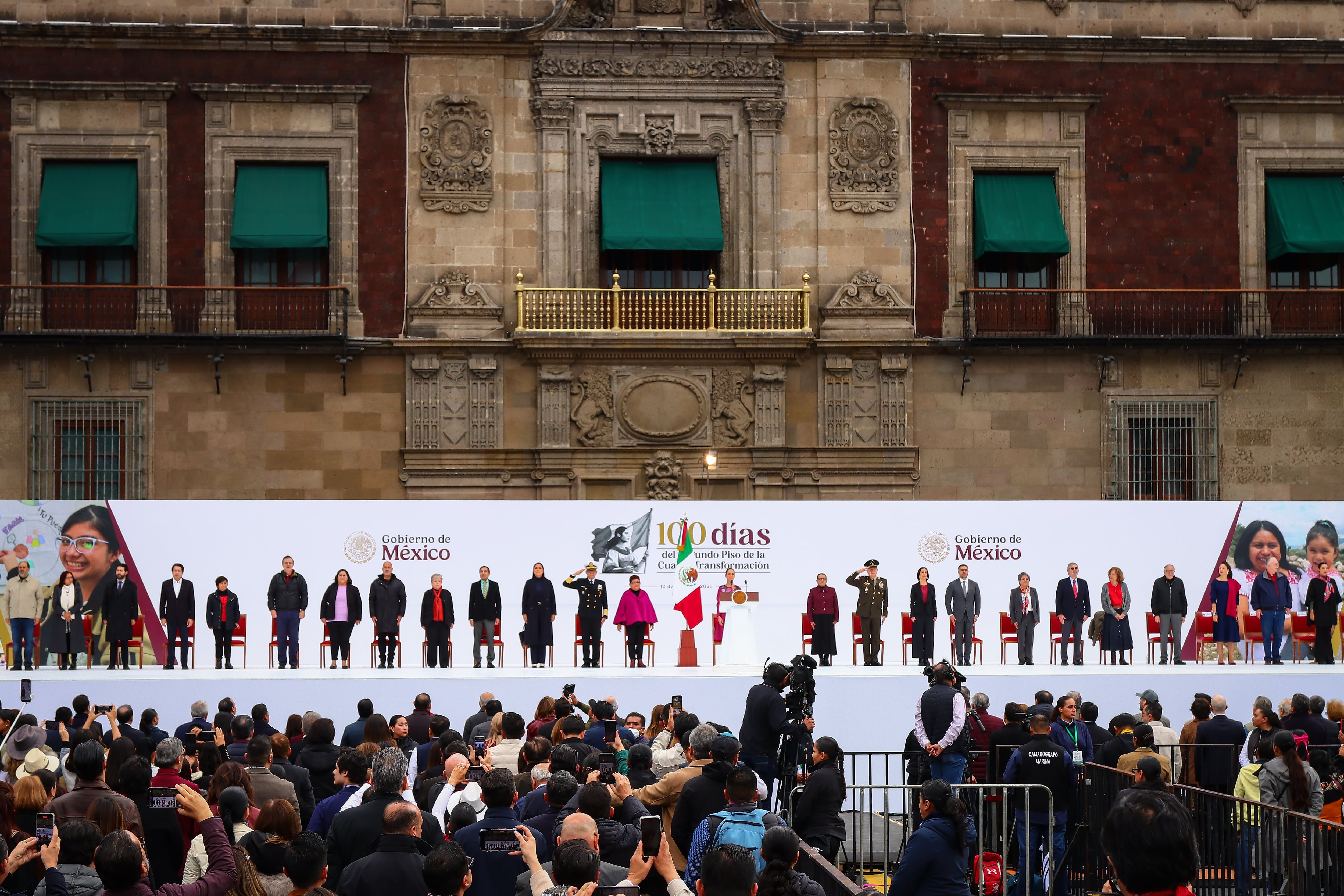 El evento del Claudia Sheinbaum en el Zócalo, en imágenes