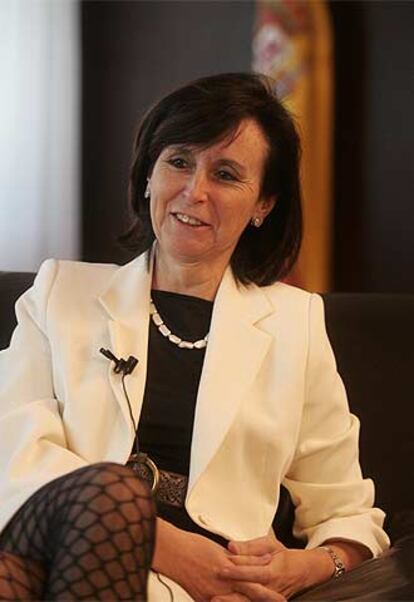 La presidenta del Tribunal Constitucional, María Emilia Casas.