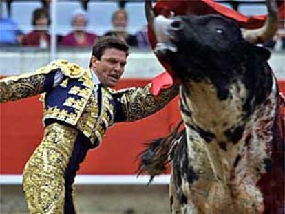 Espartaco, ayer, en la que fue su última corrida en Barcelona antes de su despedida definitiva, en septiembre.