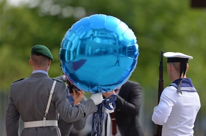 Celebración del 950 aniversario de la fundación dela ciudad de Siegburg en el oeste de Alemania. 30 de abril de 2014.