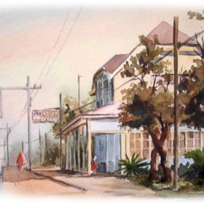 Ilustración del origen de la comuna Lo Espejo (Santiago de Chile) extraída del sitio de la municipalidad.