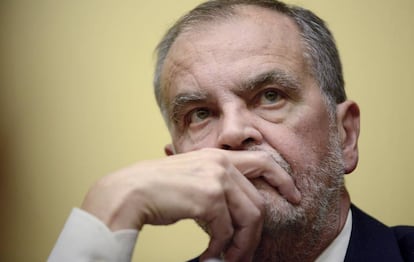 El senador condenado, Roberto Calderoli, el pasado octubre en Roma.
