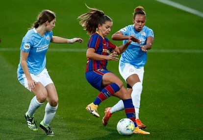 Lieke Martens, en el duelo ante el PSV en el Johan Cruyff.