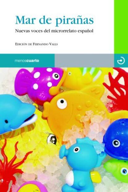 Cubierta de la antología de relatos 'Mar de pirañas', de Fernando Valls.