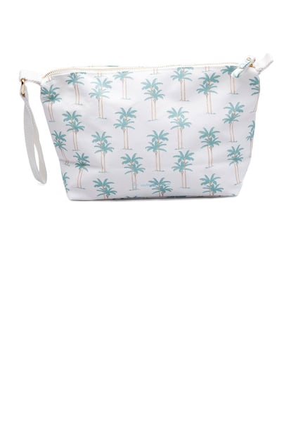 Neceser con estampado de palmeras de Women'secret (rebajado de 14,99 a 6,99 euros).