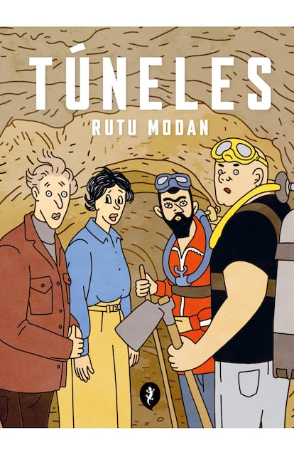 Portada de 'Túneles', de Rutu Modan.