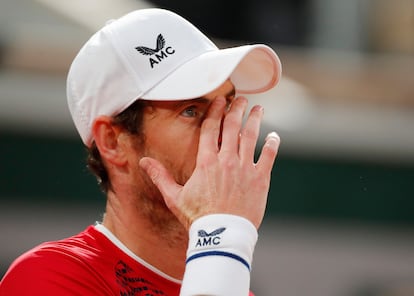 Murray, durante un partido en Roland Garros el pasado mes de septiembre.