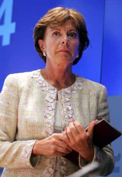 La comisaria europea de Competencia, Neelie Kroes.