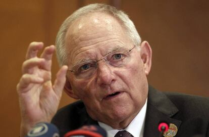 Wolfgang Schäuble, ministro alemán de Finanzas