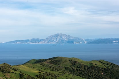 La costa de Marruecos, vista desde Tarifa.