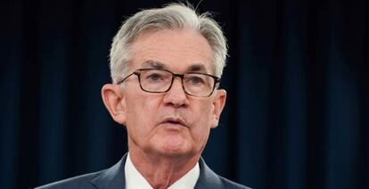 Jerome Powell, presidente de la Fed, el mi&eacute;rcoles.