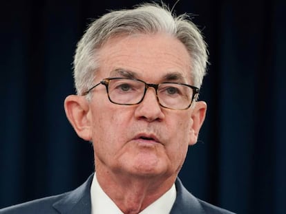 Jerome Powell, presidente de la Fed, el mi&eacute;rcoles.