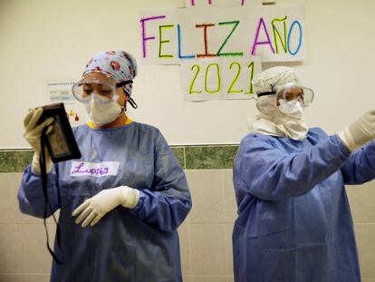 El fin del año 2020 en los hospitales covid