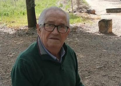 Julián Martínez, en Yunquera de Henares (Guadalajara), en una fotografía cedida por su hijo, Ángel Martínez.
