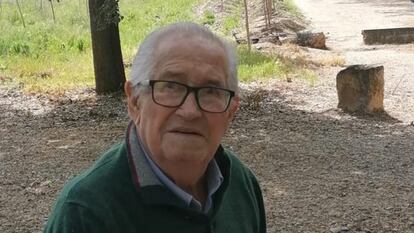 Julián Martínez, en Yunquera de Henares (Guadalajara), en una fotografía cedida por su hijo, Ángel Martínez.