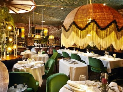Comedor del restaurante Amaz&oacute;nico, en Madrid. 