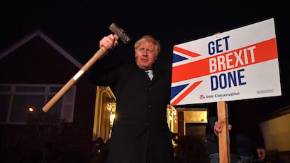 O premiê Boris Johnson promete concluir o Brexit, durante a campanha eleitoral de dezembro de 2019. Em vídeo, suas declarações desta quarta-feira no Parlamento britânico.