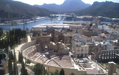 Teatro romano de Cartagena.