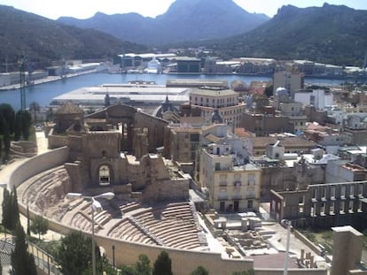 Teatro romano de Cartagena.